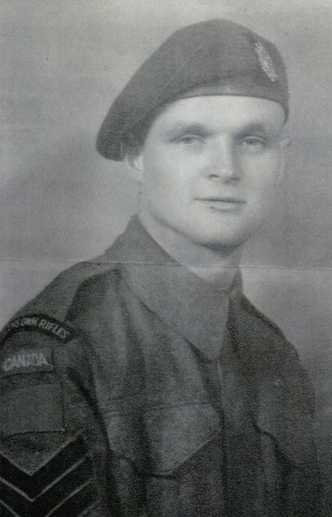 Sgt Aubrey Cousins VC - QOR Museum Photo