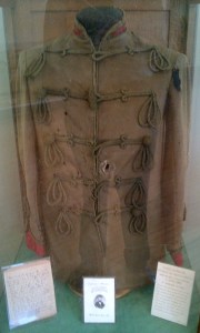 Tunic of Ensign Malcolm McEcheran, first casualty of the Queen's Own Rifles at the Battle of Ridgeway (or Limeridge) June, 1866