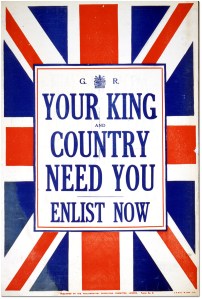 Your King and country need you, enlist now [United Kingdom], [between 1914 and 1918] Archives of Ontario poster collection Reference Code: C 233-2-8-0-148 Archives of Ontario, I0016896 