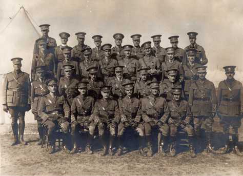 166th Bn Officers October 1916