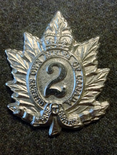 QOR cap badge 1940