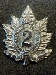 QOR cap badge 1940