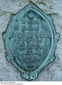 Cockburn, George Angus Mt Pl Plaque