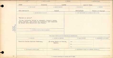 Haider, Leslie Frank Casualty report