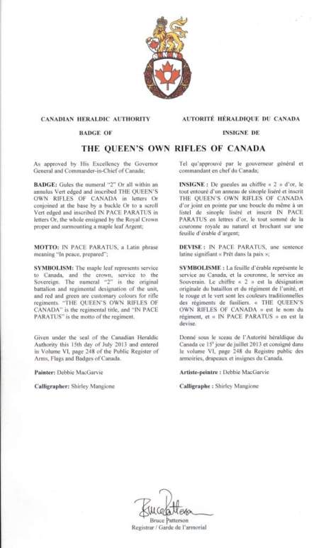 QOR of C Primary Badge Explanation