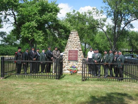 The QOR at Ridgeway Memorial on Decoration Day 2012