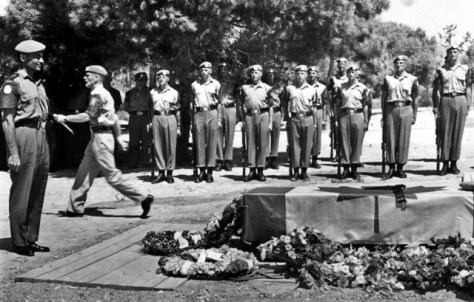 Funeral of Rifleman P.J. Hoare in Cyprus, August 1965