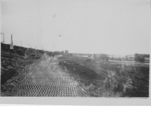 Berniere-Sur-Mer road on the beach June