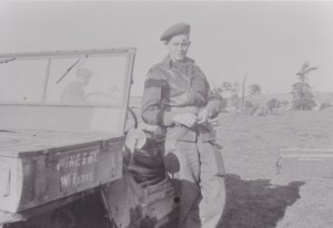 Rfn Jackson in Belgium Oct 1944
