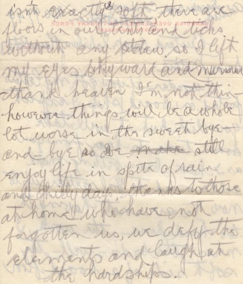 Lt Felton Pickering Behan, MM letter of October 27, 1914 page 2