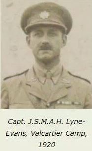 Brevet Major Josiah Lyne-Evans, MC