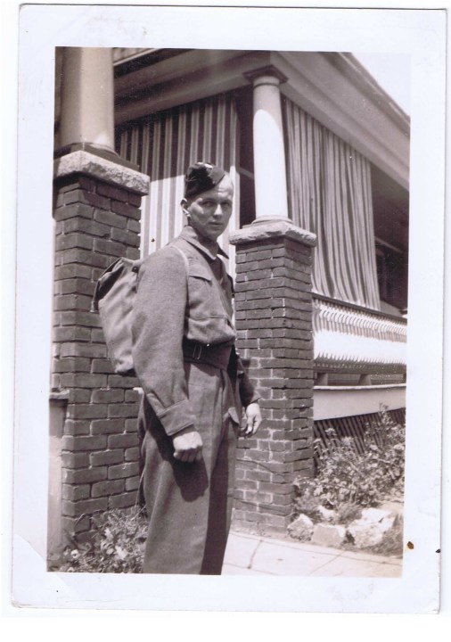 Rfn posing while on Leave in Toronto - QOR Museum Photo