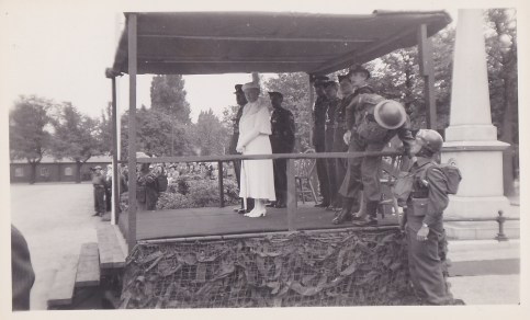 Queen Mary at Review Stand