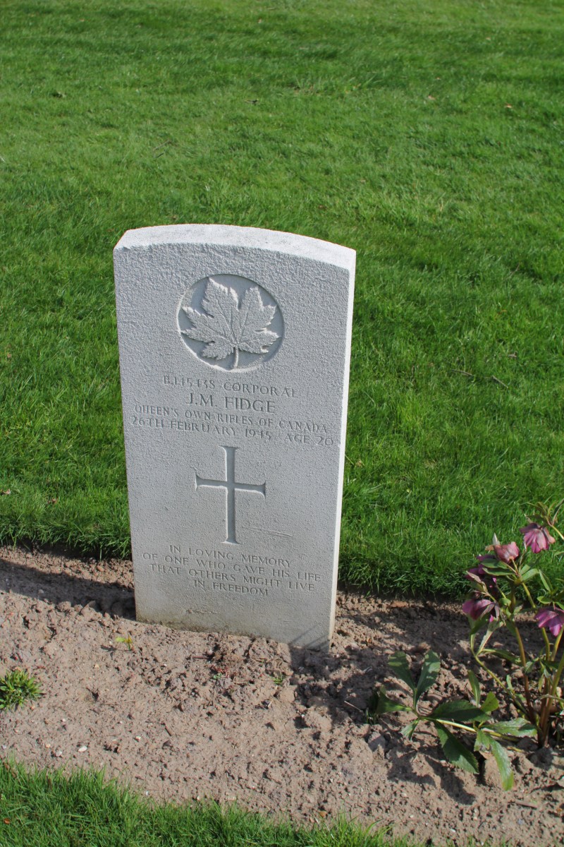Cpl Fidge 26th April 1945
