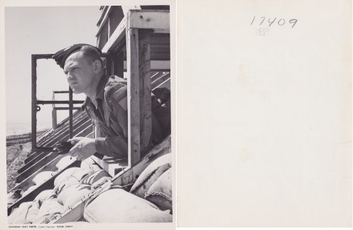 Lt looking at the English Channel 1942