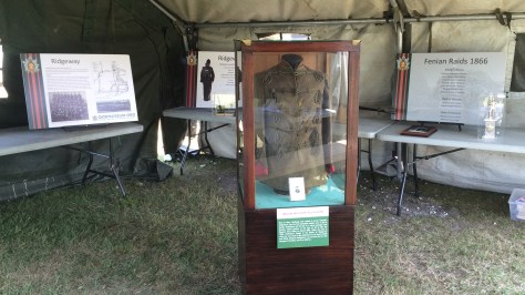 Ensign McEachern's tunic on display