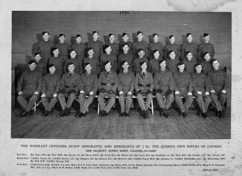 04007 WOS S-Sgts Sgts 2nd Bn 1942 – Version 2