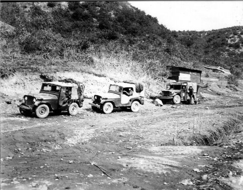 RSM William Demmy and his crew out on a patrol in Korea 1955