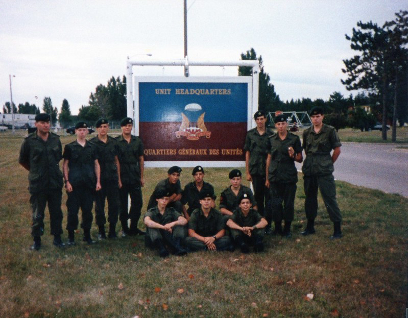 cadets at Airborne Regt HQ